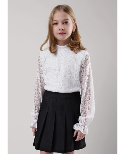 CLE Джемпер дев. 757090г школа, белый