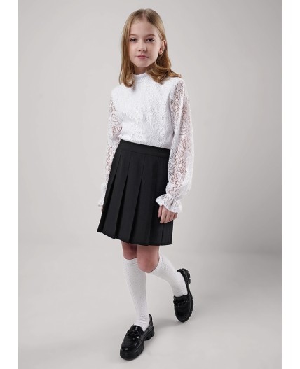 CLE Джемпер дев. 757090г школа, белый