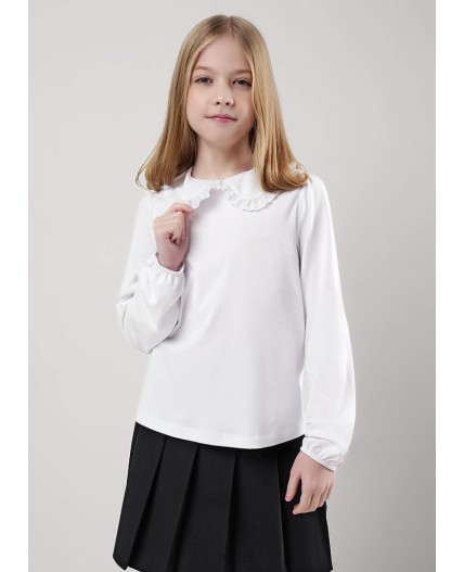 CLE Джемпер дев. 757091г школа, белый
