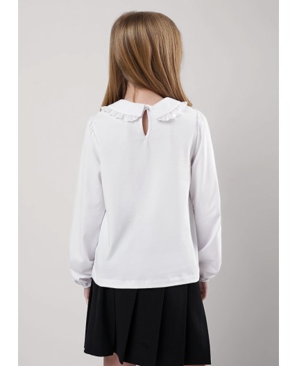 CLE Джемпер дев. 757091г школа, белый
