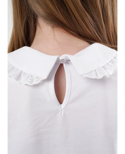 CLE Джемпер дев. 757091г школа, белый