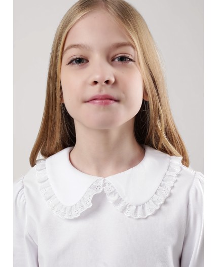 CLE Джемпер дев. 757091г школа, белый