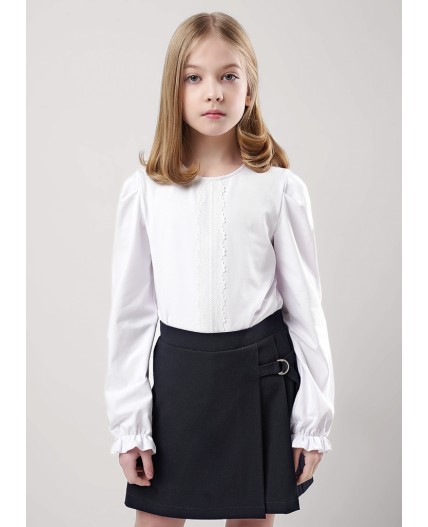 CLE Джемпер дев. 757092г школа, белый