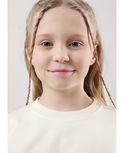 CLE Джемпер дев. 757108у школа, молочный