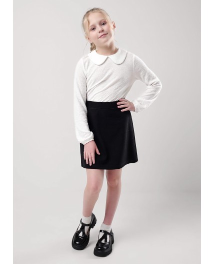 CLE Джемпер дев. 757111эф школа, молочный