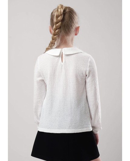 CLE Джемпер дев. 757111эф школа, молочный