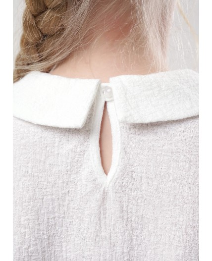 CLE Джемпер дев. 757111эф школа, молочный