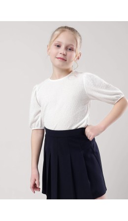 CLE Джемпер дев. 757112эф школа, молочный