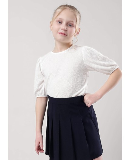 CLE Джемпер дев. 757112эф школа, молочный