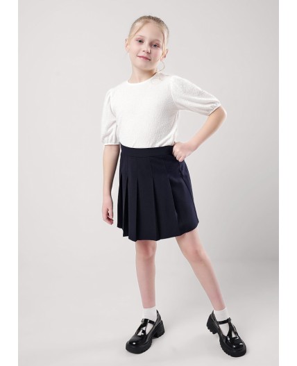 CLE Джемпер дев. 757112эф школа, молочный