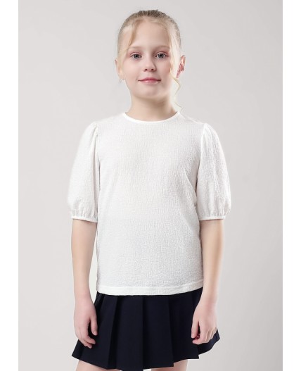 CLE Джемпер дев. 757112эф школа, молочный