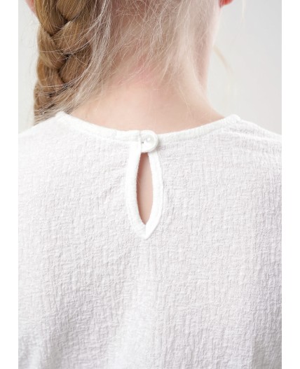 CLE Джемпер дев. 757112эф школа, молочный