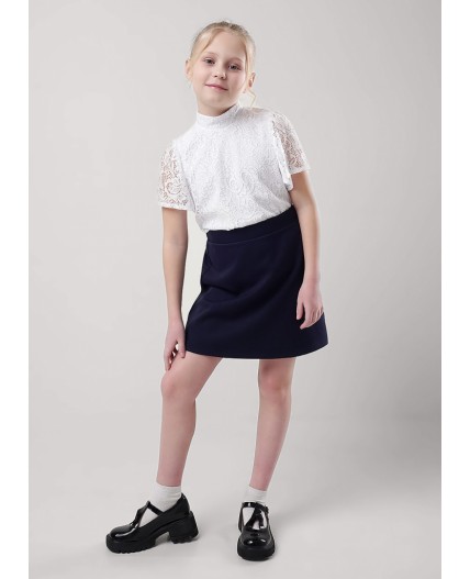 CLE Джемпер дев. 757115г школа, белый