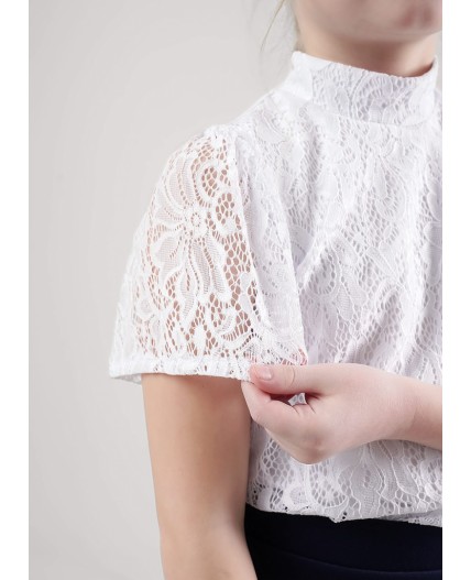 CLE Джемпер дев. 757115г школа, белый