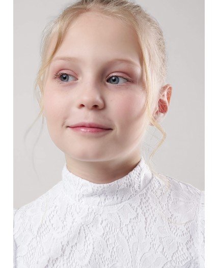 CLE Джемпер дев. 757115г школа, белый