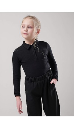 CLE Джемпер дев. 906627шл школа, чёрный