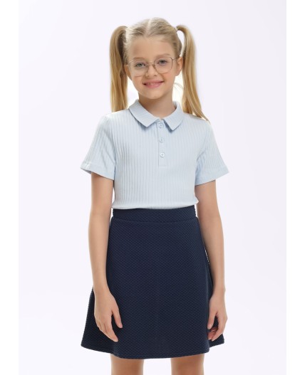 CLE Джемпер дев. 906638шл школа, св.голубой