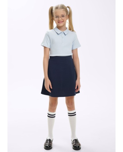 CLE Джемпер дев. 906638шл школа, св.голубой