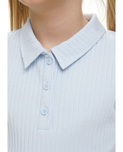 CLE Джемпер дев. 906638шл школа, св.голубой