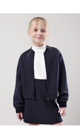 CLE Жакет дев. 757116нэ школа, т.синий