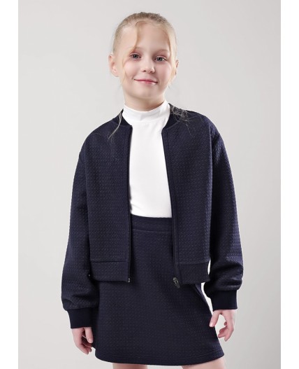 CLE Жакет дев. 757116нэ школа, т.синий