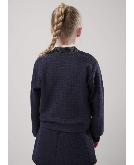 CLE Жакет дев. 757116нэ школа, т.синий