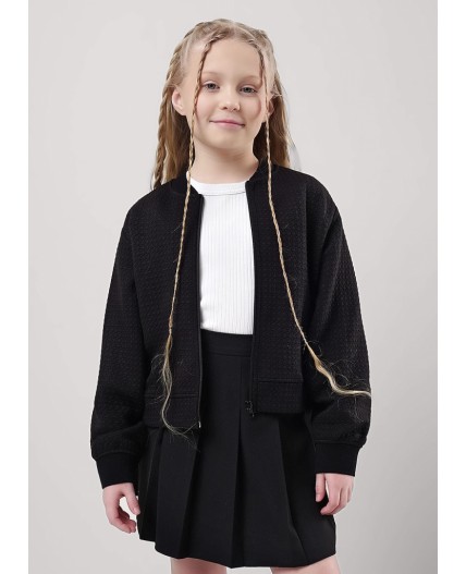 CLE Жакет дев. 757116нэ школа, чёрный