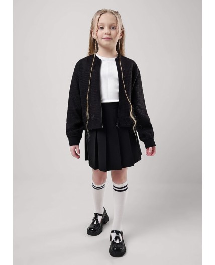 CLE Жакет дев. 757116нэ школа, чёрный
