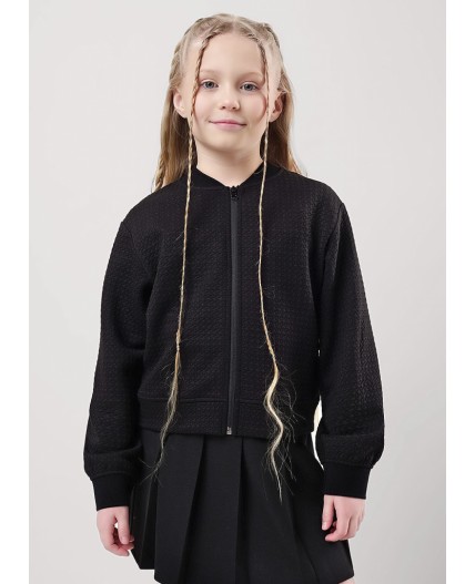 CLE Жакет дев. 757116нэ школа, чёрный