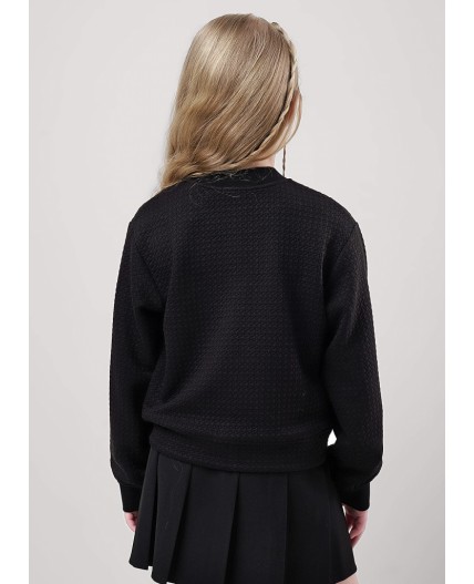 CLE Жакет дев. 757116нэ школа, чёрный