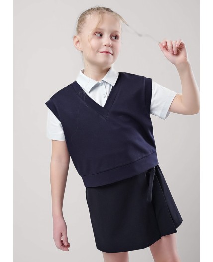 CLE Жилет дев. 756248вэ школа, т.синий