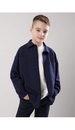 CLE Сорочка верх.мал. 757083у школа, т.синий