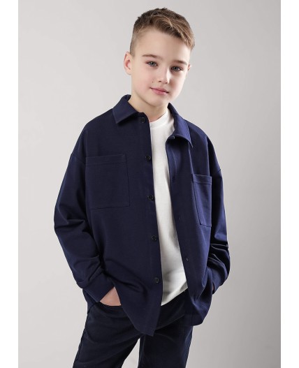 CLE Сорочка верх.мал. 757083у школа, т.синий