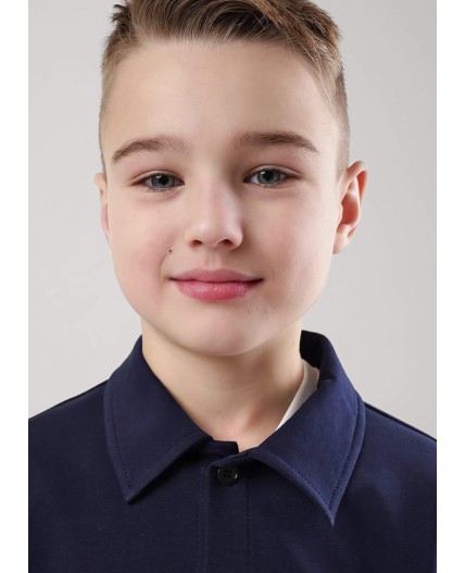 CLE Сорочка верх.мал. 757083у школа, т.синий