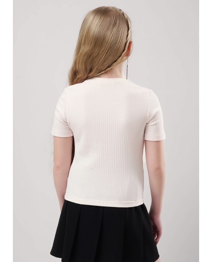 CLE Футболка дев. 756647шл школа, св.розовый