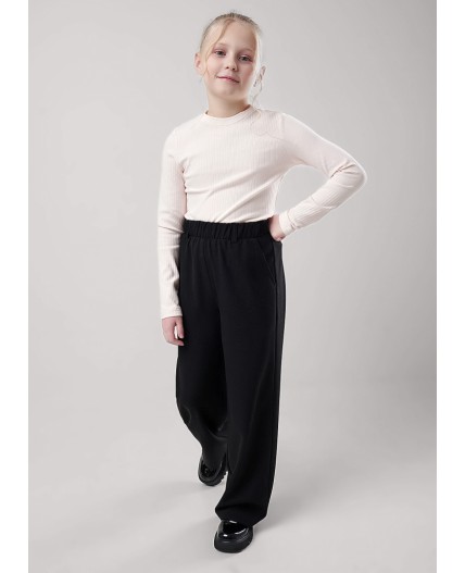 CLE Фуфайка дев. 756648шл школа, св.розовый