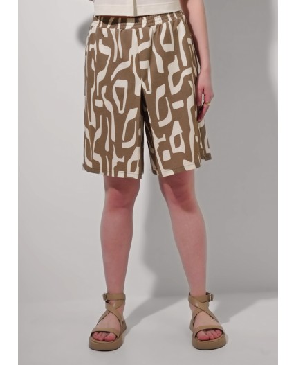CLE Шорты жен. 256842/172ззн, св.коричневый/молочный