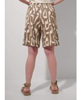 CLE Шорты жен. 256842/172ззн, св.коричневый/молочный