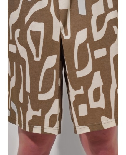 CLE Шорты жен. 256842/172ззн, св.коричневый/молочный