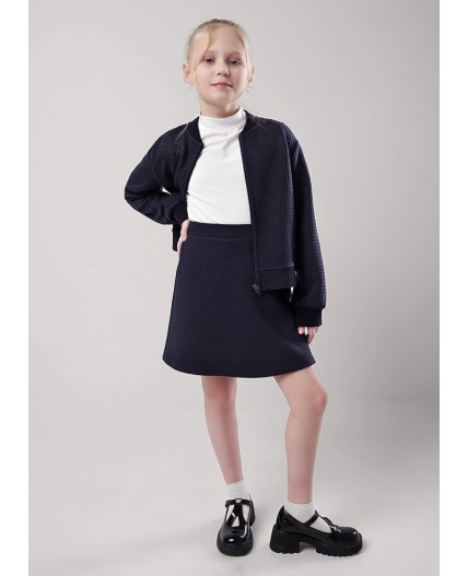 CLE Юбка дев. 757113нэ школа, т.синий