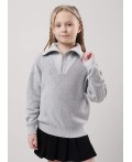 CLE Джемпер дев. 904477х, меланж св.серый