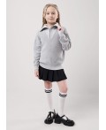 CLE Джемпер дев. 904477х, меланж св.серый