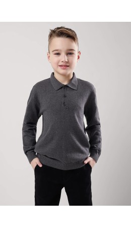 CLE Джемпер мал. 904465х, меланж т.серый