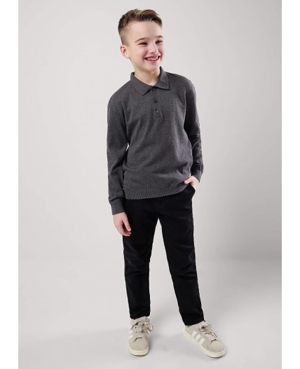 CLE Джемпер мал. 904465х, меланж т.серый