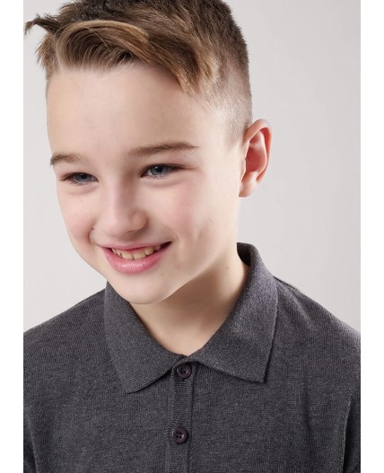 CLE Джемпер мал. 904465х, меланж т.серый