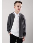 CLE Жакет мал. 904459х, меланж т.серый