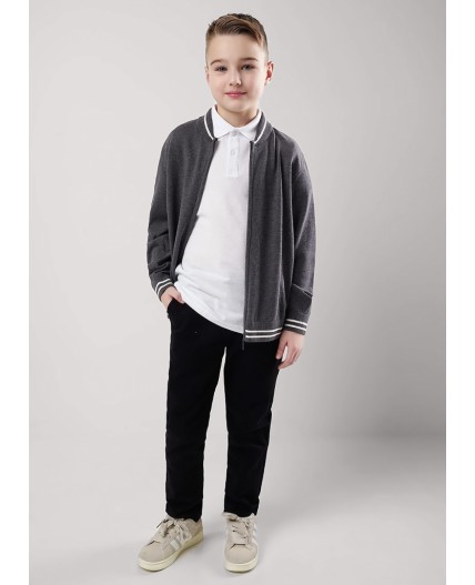 CLE Жакет мал. 904459х, меланж т.серый