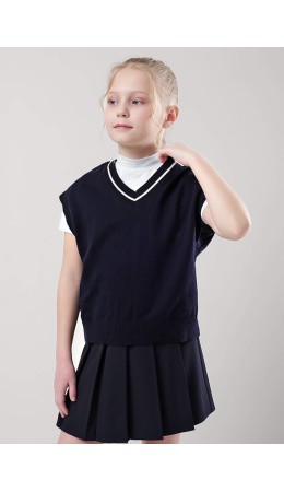 CLE Жилет дев. 904117ха, т.синий