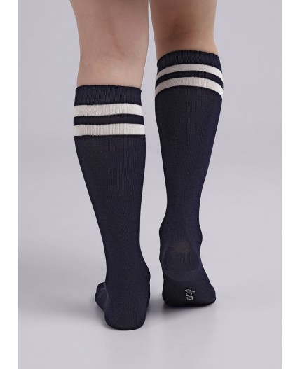 CLE Гольфы дет.П112 18-20 школа хл+эл, т.синий