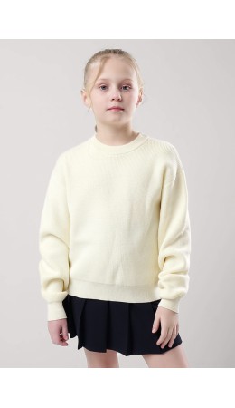 CLE Джемпер дев. 904471ха, молочный